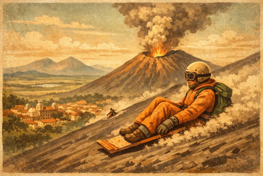 Volcano Boarding Tour León Nicaragua Guide